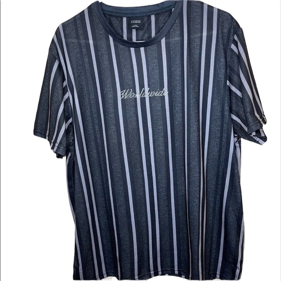 Sunrise Kingdom Strip Tee Size L - Picture 1 of 9